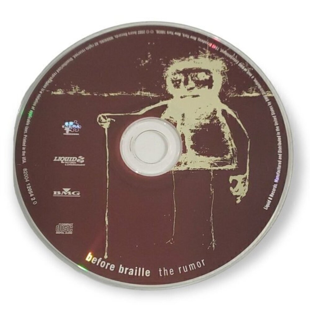 BEFORE‎ BRAILLE - RUMOR [2002 Promotional CD] - Picture 3 of 3